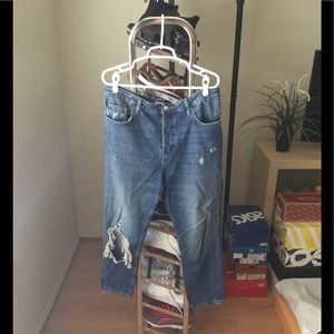 Topshop Moto Hayden Distressed Jeans